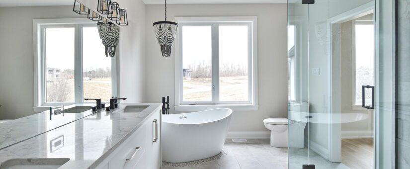 Luxury Home Series: Custom Home Bathroom
